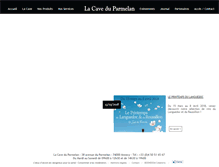 Tablet Screenshot of caviste-annecy.com
